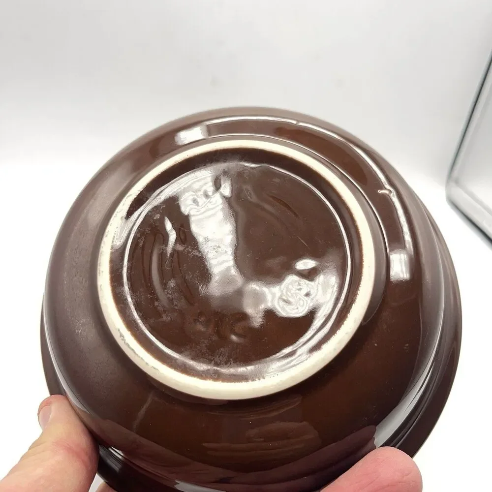 Homer Laughlin Fiesta Coupe Soup Bowl in Retired Chocolate Brown